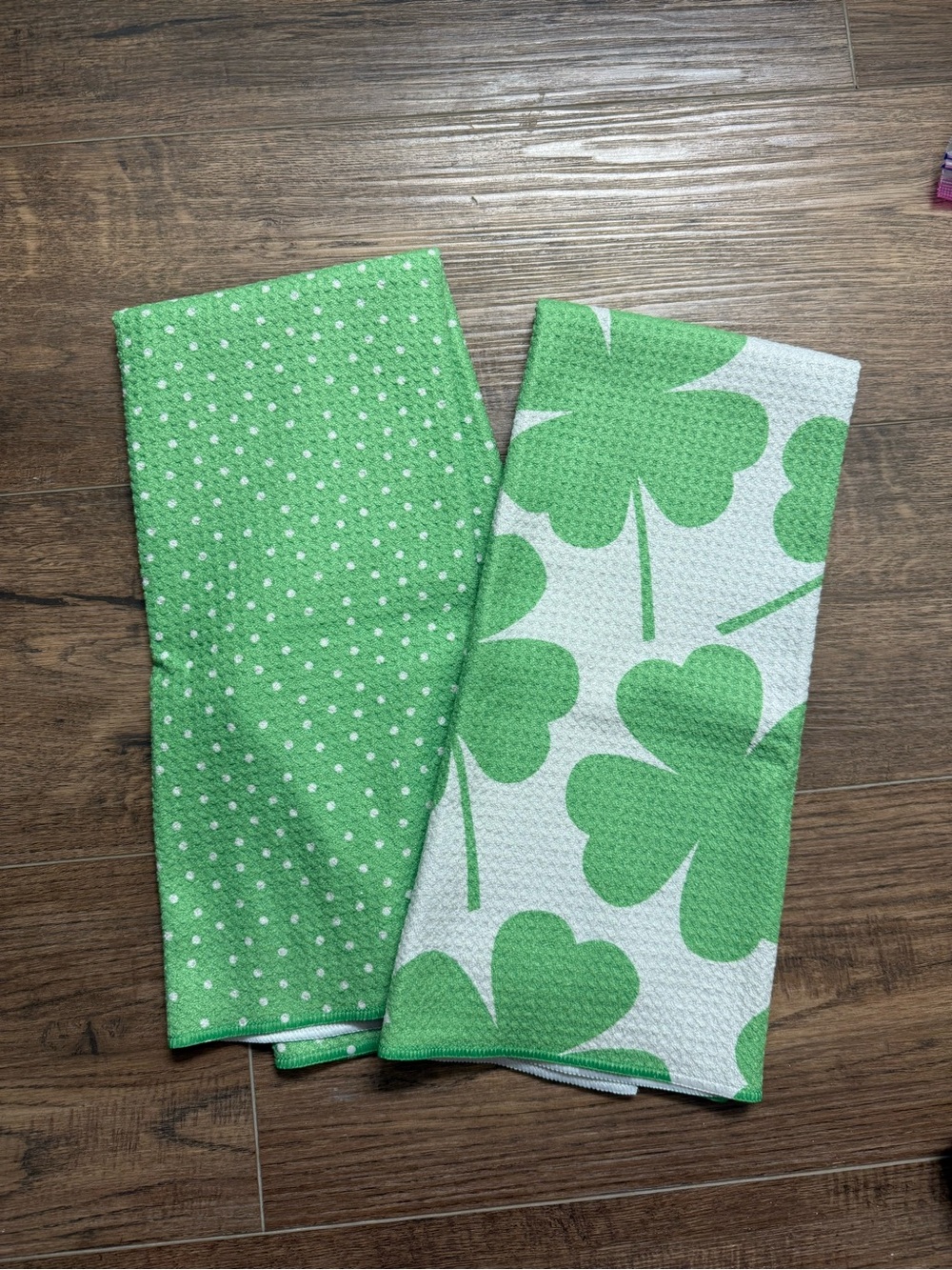 Two Geometry Tea Towels St. Patrick’s